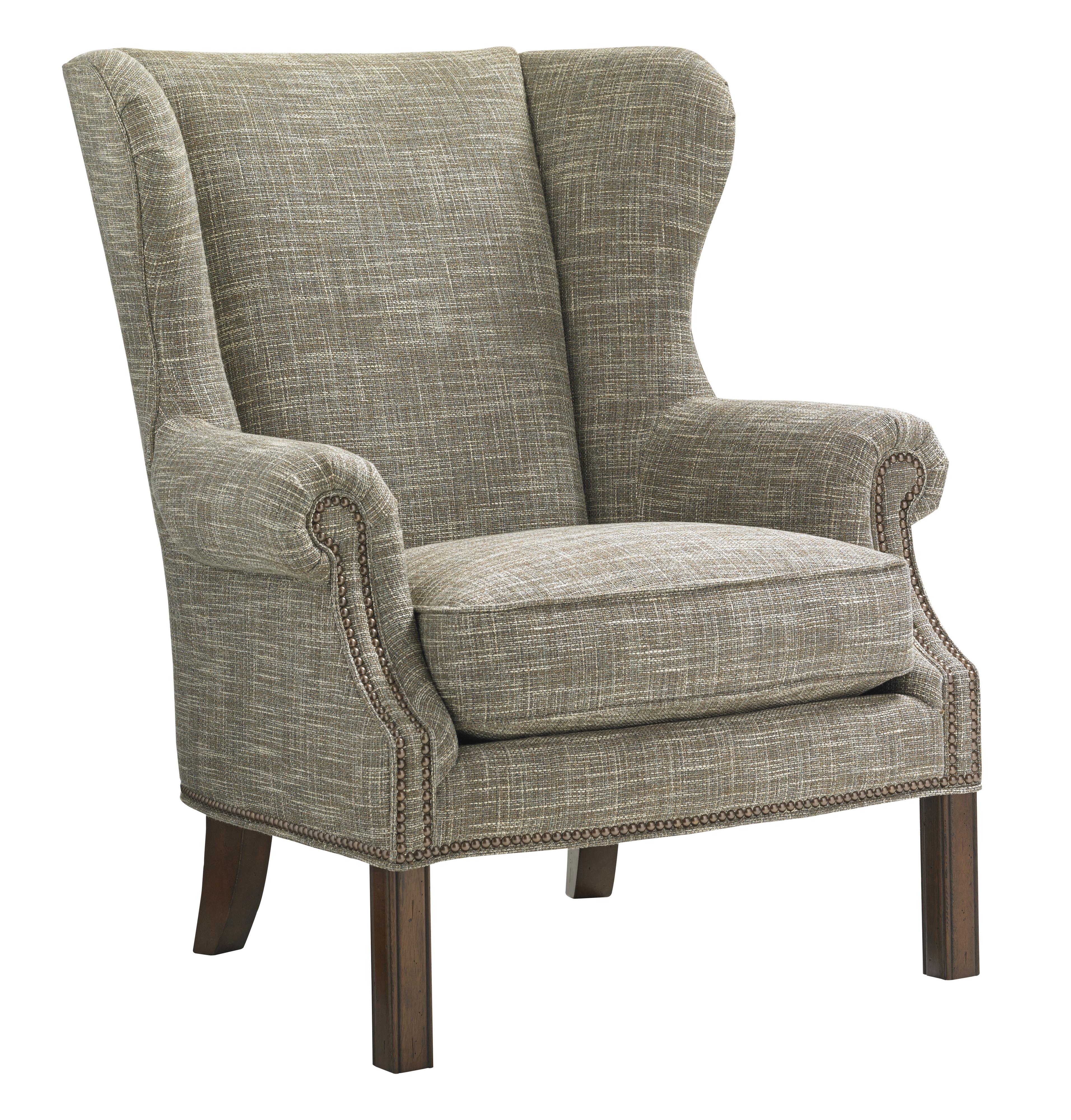 Transitional discount wingback chair